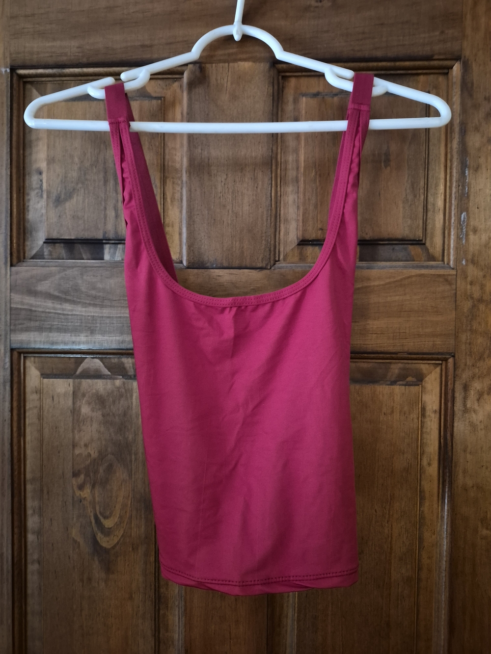 Women's Fuchsia Scoop Neck Tank Top
